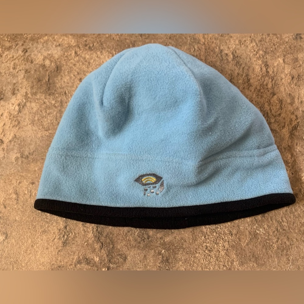 Polartec Blue and Black Fleece Beanie